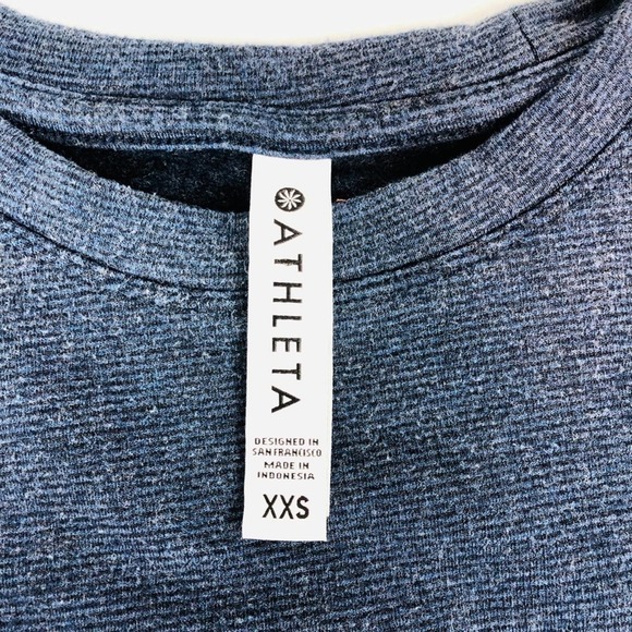 Athleta Soft Stretchy Jersey Knit Sweatshirt XXS - Picture 3 of 7